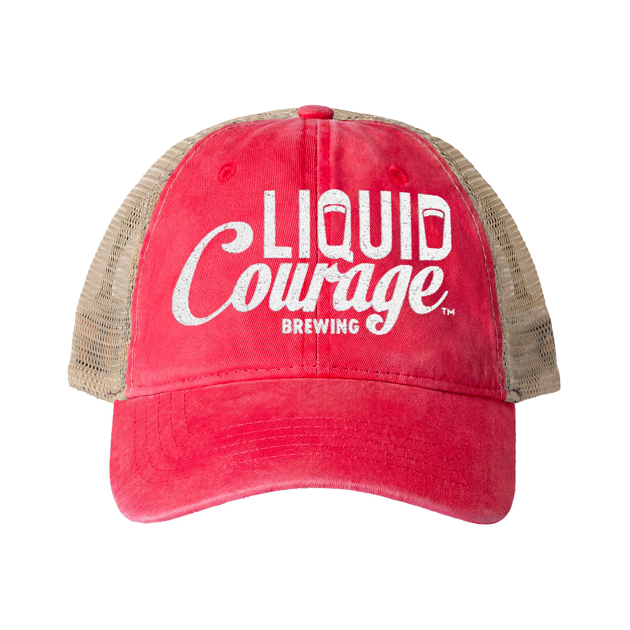 women's mesh-back cap Red / Leopard front
