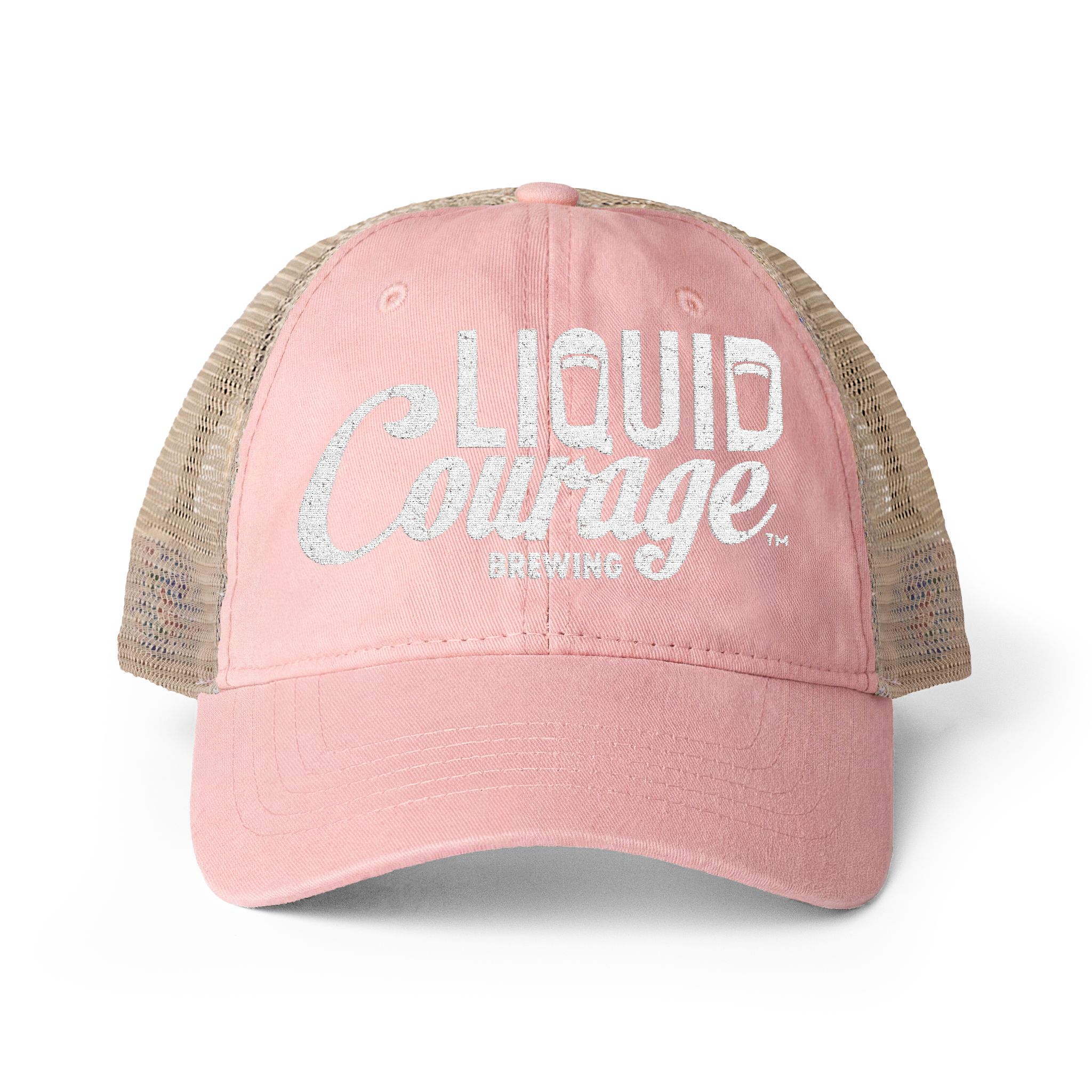 women's mesh-back cap Dusty Pink / Floral front