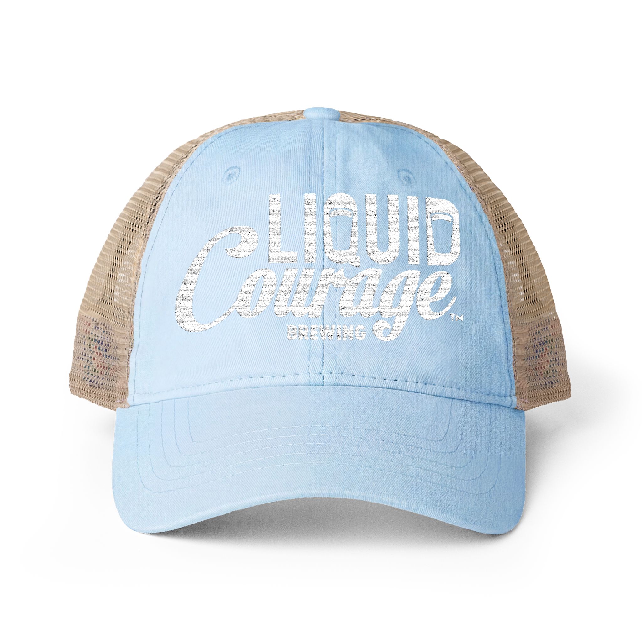 women's mesh-back cap Cashmere Blue / Floral front