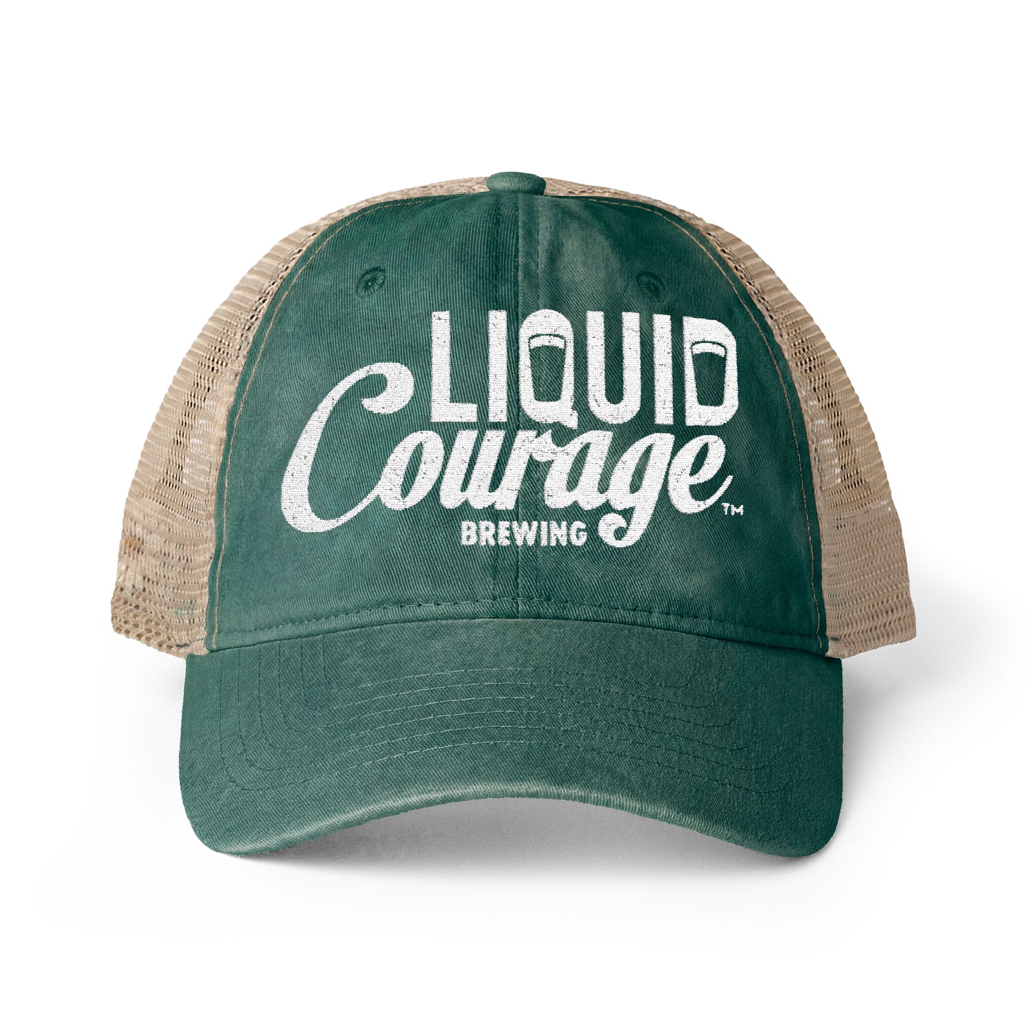 women's mesh-back cap Jade / Daisy / Khaki front