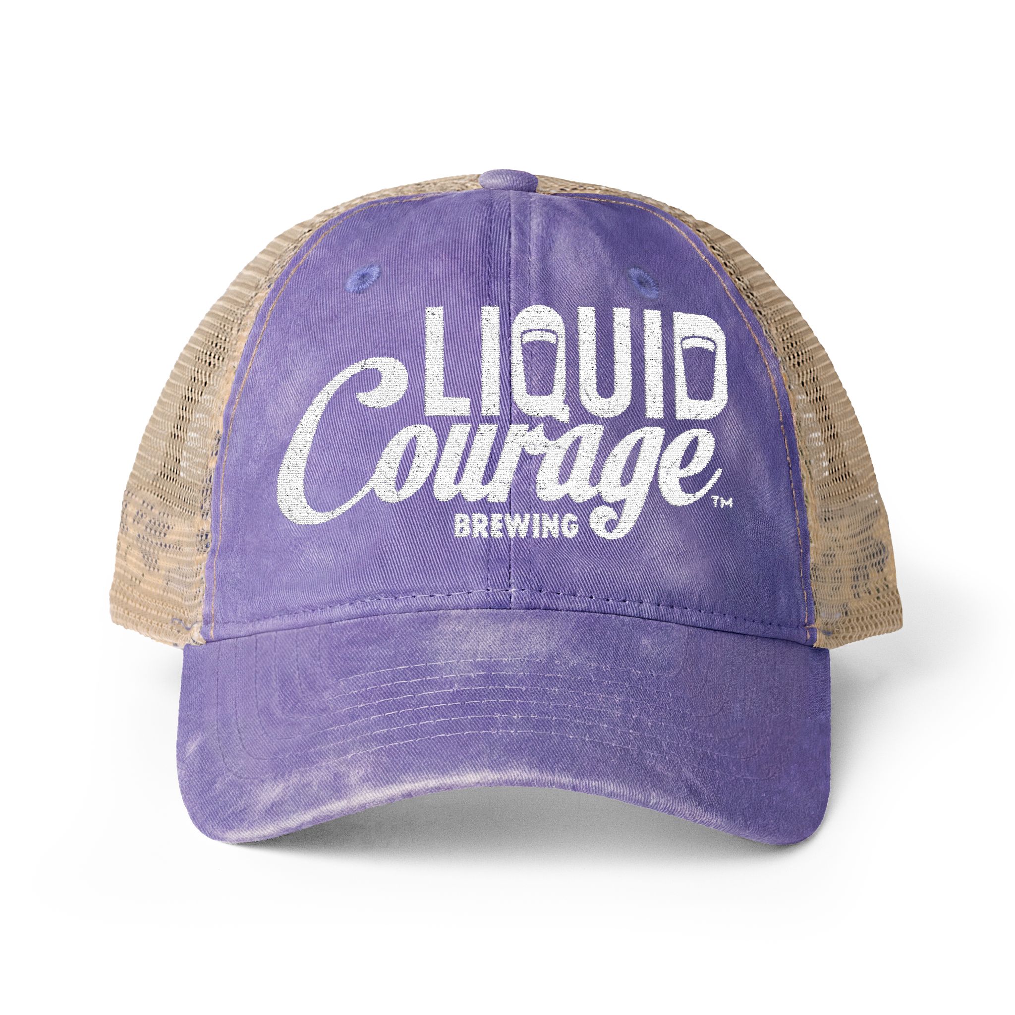 women's mesh-back cap Violet / Floral / Khaki front