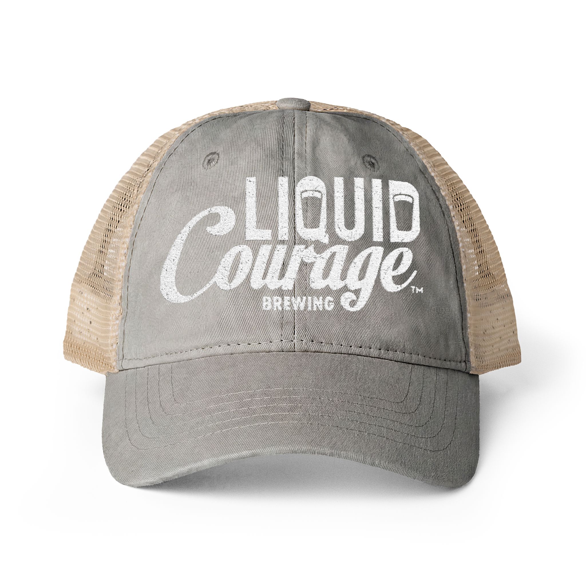 women's mesh-back cap Light Grey / Polka Dots front
